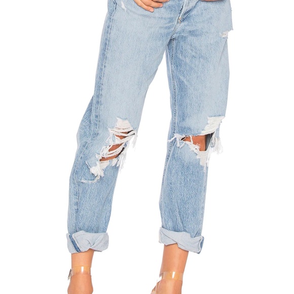 AGOLDE  90s Mid Rise Loose Fit in Fall Out - Picture 3 of 5